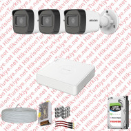 Hikvision 03 Kamera Fullhd Güvenlik Kamerası Seti 500gb Hdd